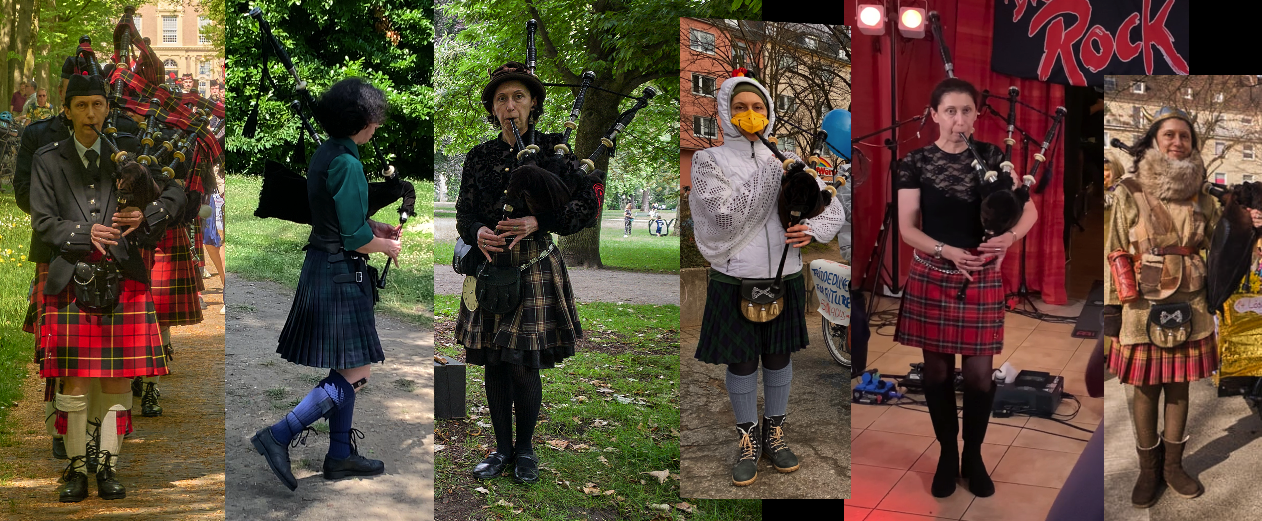 DONATELLA BAGPIPER Kilts und Tartans für alle Anlässe