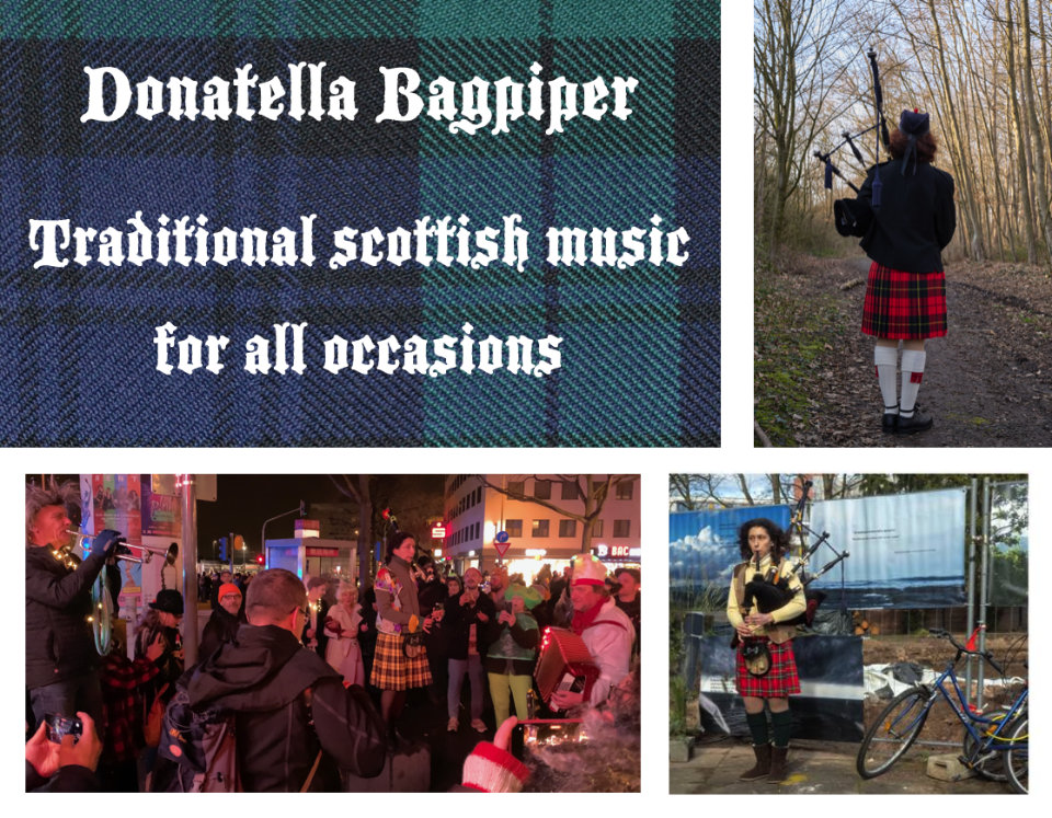 DONATELLA BAGPIPER Dudelsack-Musik für alle Anlässe